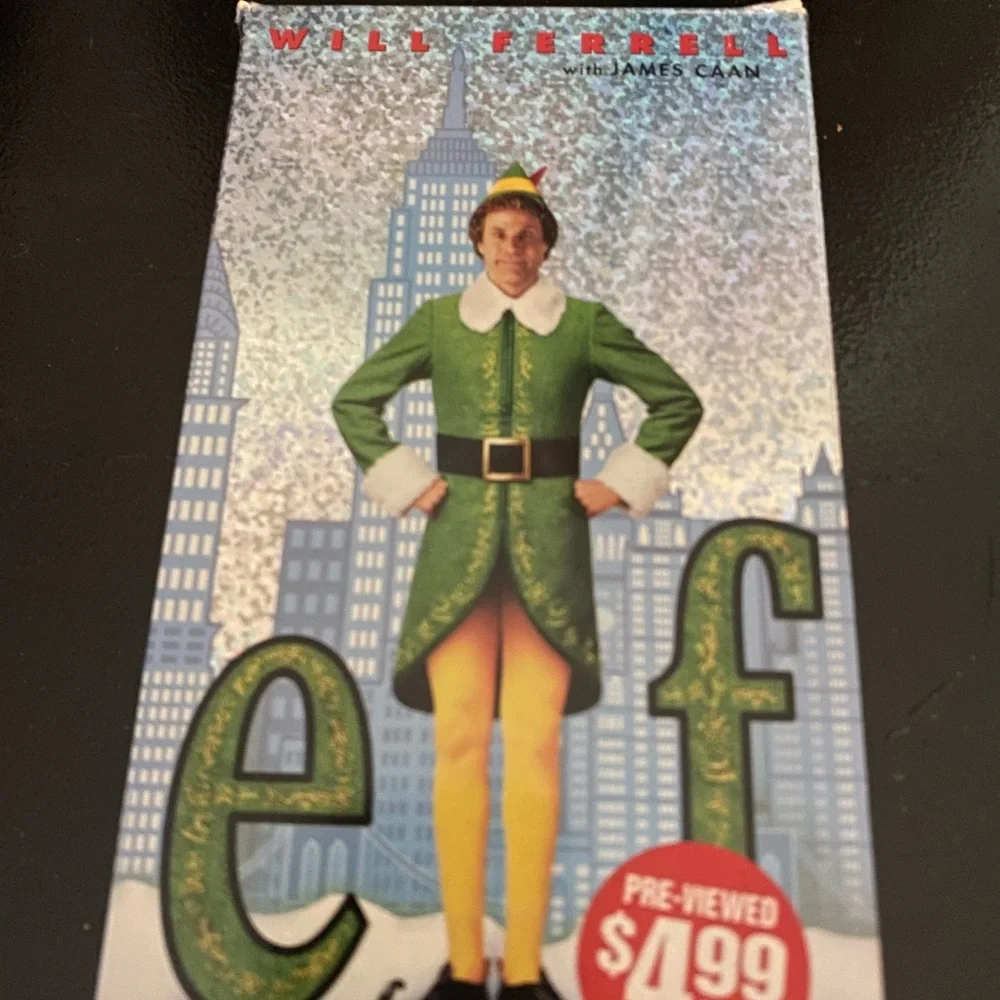 Elf Movie VHS Cover - Will Ferrell - Green Costume